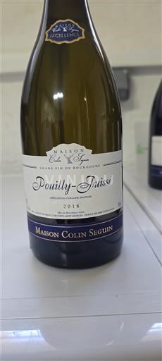 Borgoña Pouilly-fuissé Maison Colin Seguin 2018