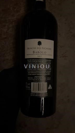 Piemonte Barolo Boschi dei Signori 2017