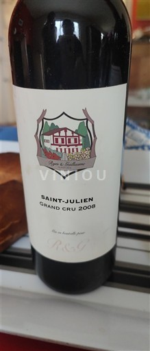 Bordéus Saint-Julien Grand Cru Léoville-Las Cases 2008