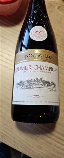 Loire Valley Saumur-Champigny Les Caractères 2024