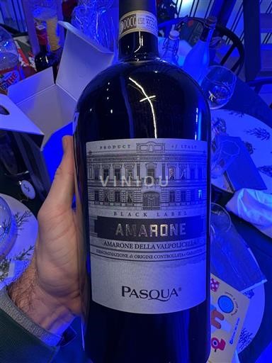 Veneto Amarone della Valpolicella Pasqua Black Label Icke årgångsbetecknad