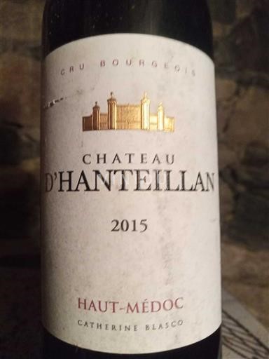 Bordeaux Haut-Médoc Château Hanteillan 2015