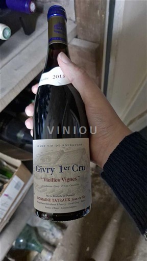 Burgundi Määrittelemätön Premier Cru Domaine Tatraux Jean et Fils Vieilles Vignes 2015