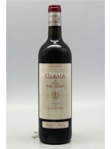 Bordeaux Graves Château Pape Clément Clémentin 2005