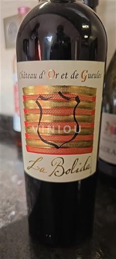 Rhône Valley Costières de Nîmes Château Or et de Gueules La Bolida 2022