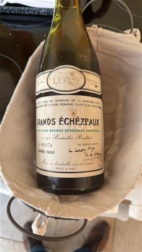 Bourgogne Grands-échézeaux Grand Cru Domaine Leroy 1980