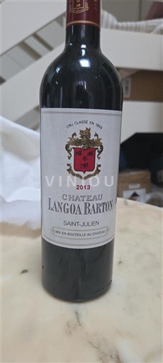 Bordeaux Saint-Julien Grand Cru Château Langoa Barton 2013