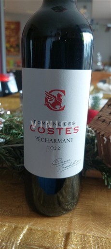Tây Nam Pécharmant Domaine S Costes Tradition 2022