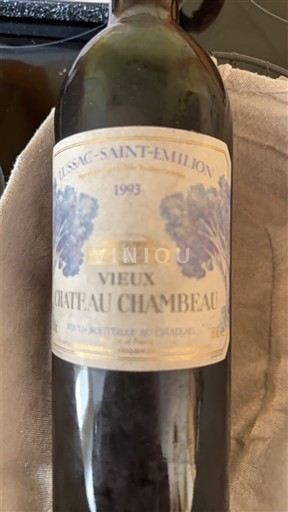 Bordeaux Lussac-saint-émilion Château Vieux Château Chambeau 1993