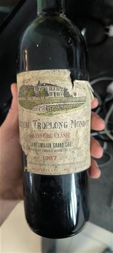 Bordeaux Saint-Émilion Grand Cru Grand Cru Classé Château Troplong Mondot 1987