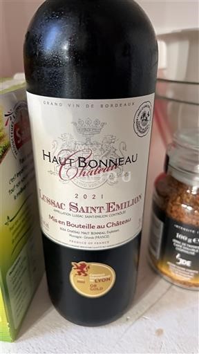 Bordeaux Lussac-saint-émilion Château Haut Bonneau 2021