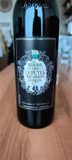 Vaud Lavaux AOC Maurice Neyroud Réserve des Députés du Grand Conseil 2024