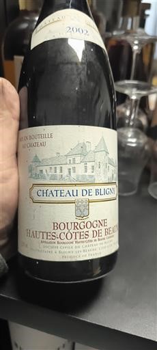 Burgundsko Hautes Côtes de Beaune Château Bligny 2002