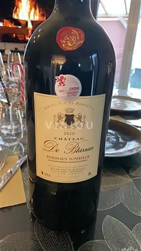 Burdeos Bordeaux superior Château Blassan 2020