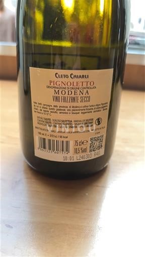 Emilia-Romagna Không được chỉ định Cleto Chiarli Pignoletto Không niên vụ