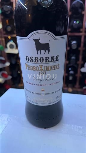Andalusia Sherry Osborne Pedro Ximenez Very Sweet Senza annata