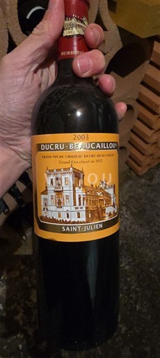 Bordeaux Saint-Julien Grand Cru Château Cru-Beaucaillou 2003