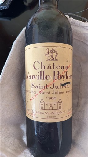 Bordeaux Saint-Julien Grand Cru Château Léoville Poyferré 1989