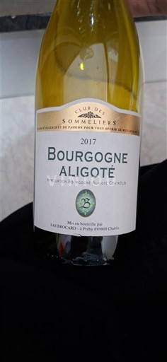 Burgundsko Bourgogne-aligoté Jean Brocard 2017