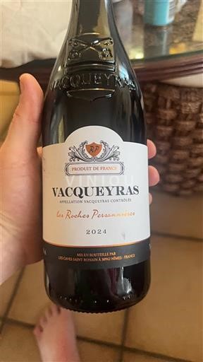 Údolí Rhôny Vacqueyras Les Caves Saint-Roman Les Roches Persanennes 2024