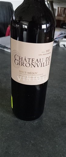 Burdeos Haut-Médoc Château de Gironville 2015