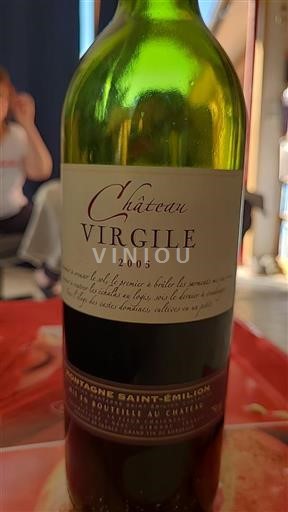 Bordeaux Montagne-saint-émilion Château Virgile 2005