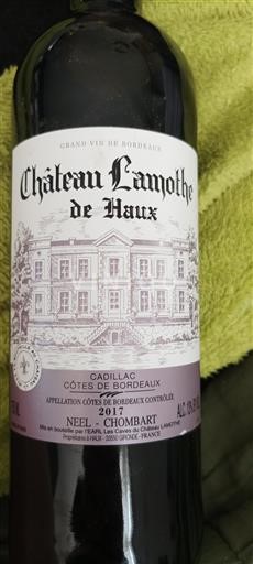 Bordeaux Côtes de Bordeaux Château Lamothe de Haux 2017