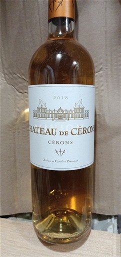 Bordeaux Cérons Château Cérons 2018