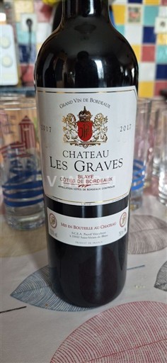 Bordeaux Blaye-côtes-de-bordeaux Château Les Graves 2017