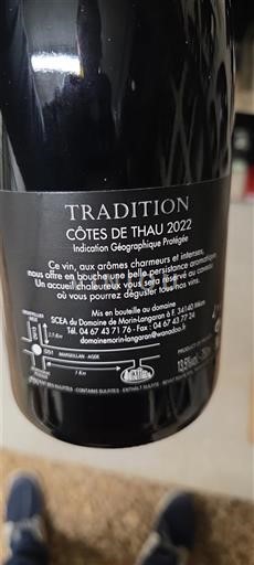 Languedoc in Roussillon Côtes de Thau Domaine Montlong Tradition 2022