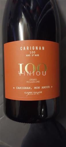 Languedoc Niet gespecificeerd Claude Vialade Carignan, Mon Amour 100 Ans d'Âge Niet-geïntegreerd