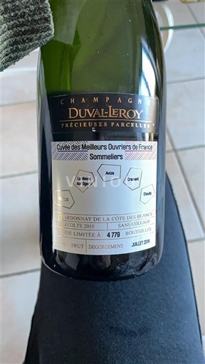 Champagne Duval-Leroy des Meilleurs Ouvriers de France Sommeliers 2010
