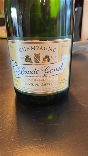 Šampanja Šampanjec Claude Genet de Réserve Neleten.