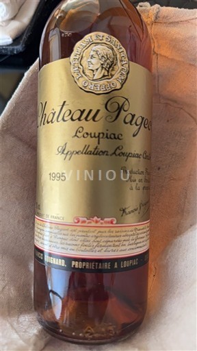 Bordeaux Loupiac Château Pages 1995