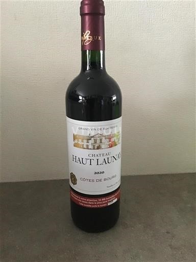 Bordeaux Côtes-de-bourg Château Haut Launay 2020