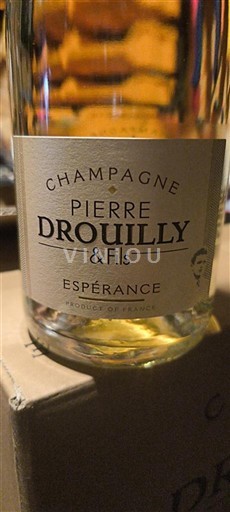 Champagne Sâm-panh Pierre Drouilly & Fils Espérance Không niên vụ