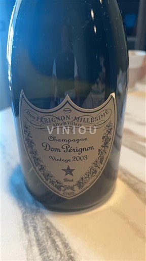 Šampanja Šampanjec Dom Pérignon 2003