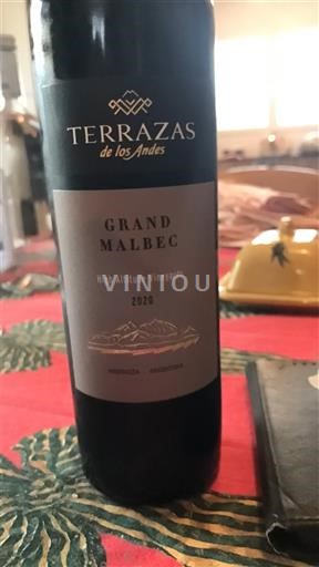 Mendoza Terrazas de los Andes Grand Malbec 2020