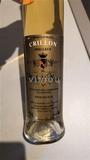 Lorraine Michel Moine Crillon Moelleux 2017