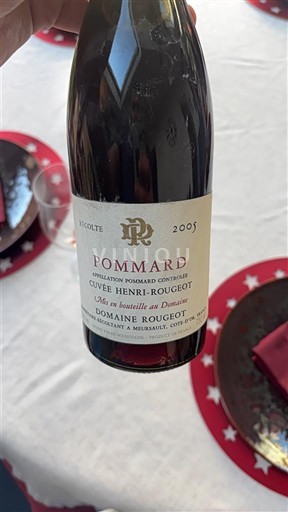 Burgund Pommard Domaine Rougeot Henri Rougeot 2005