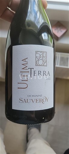 Údolí Loiry Anjou Domaine Sauveroy Ultima Terra 2022