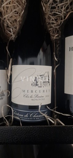 Burgundsko Mercurey Château Chamilly Clos de la Servoisine Monopole 2022