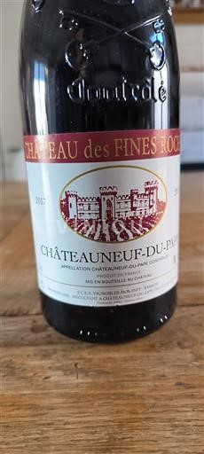 Valle del Rodano Châteauneuf-du-Pape Château S Fines Roches 2017