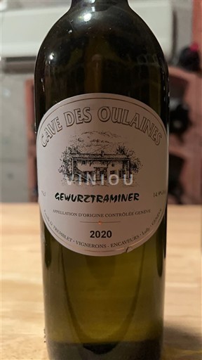 Genève Không được chỉ định Cave des Oulaines Gewurztraminer 2020