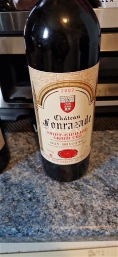 Bordeaux Saint-Émilion Grand Cru Grand Cru Château Fonrazade 2002