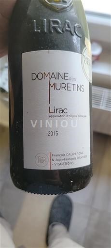 Valle del Rodano Lirac Domaine S Muretins 2015