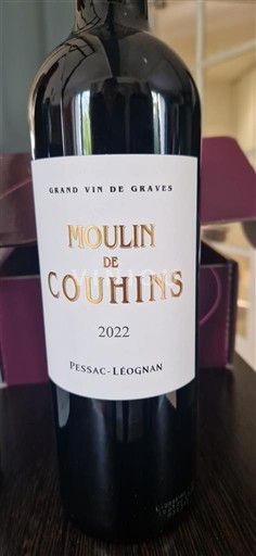 Burdeos Pessac-Léognan Couhins Moulin de Couhins 2022