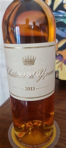 Bordeaux Sauternes Premier Cru Supérieur Château Yquem 2013
