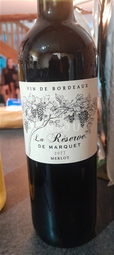 Bordeaux Château Marquet La Réserve 2022