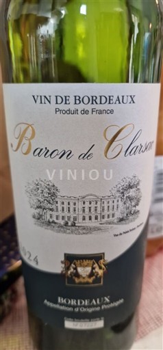 Bordeaux Baron de Clarsac 2024